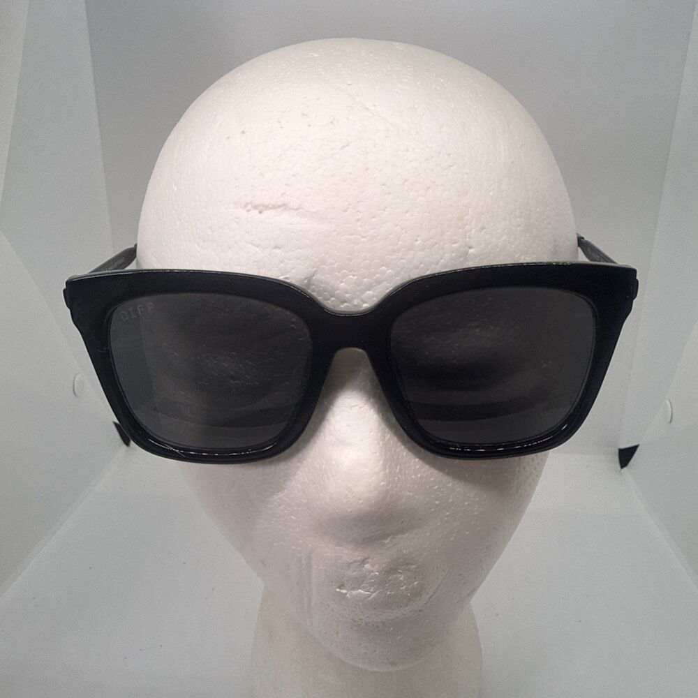 Women's Diff Eyewear The Bella Bk-Gr187 Sunglasses, Black